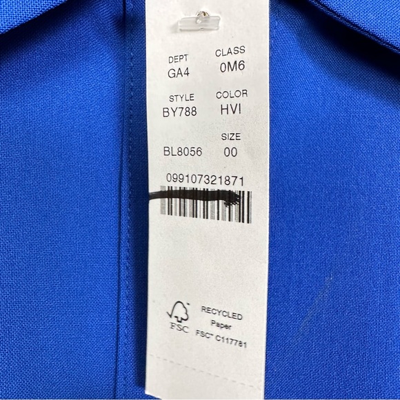 J. Crew Collared sheath dress bi-stretch wool blend Harbor View Blue BY788 - Picture 10 of 11